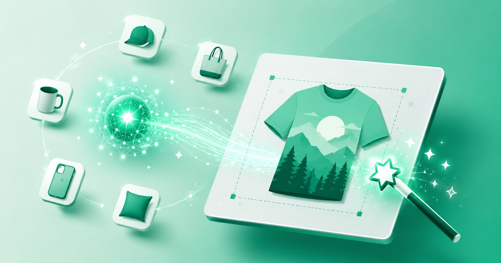 AI design tools for POD