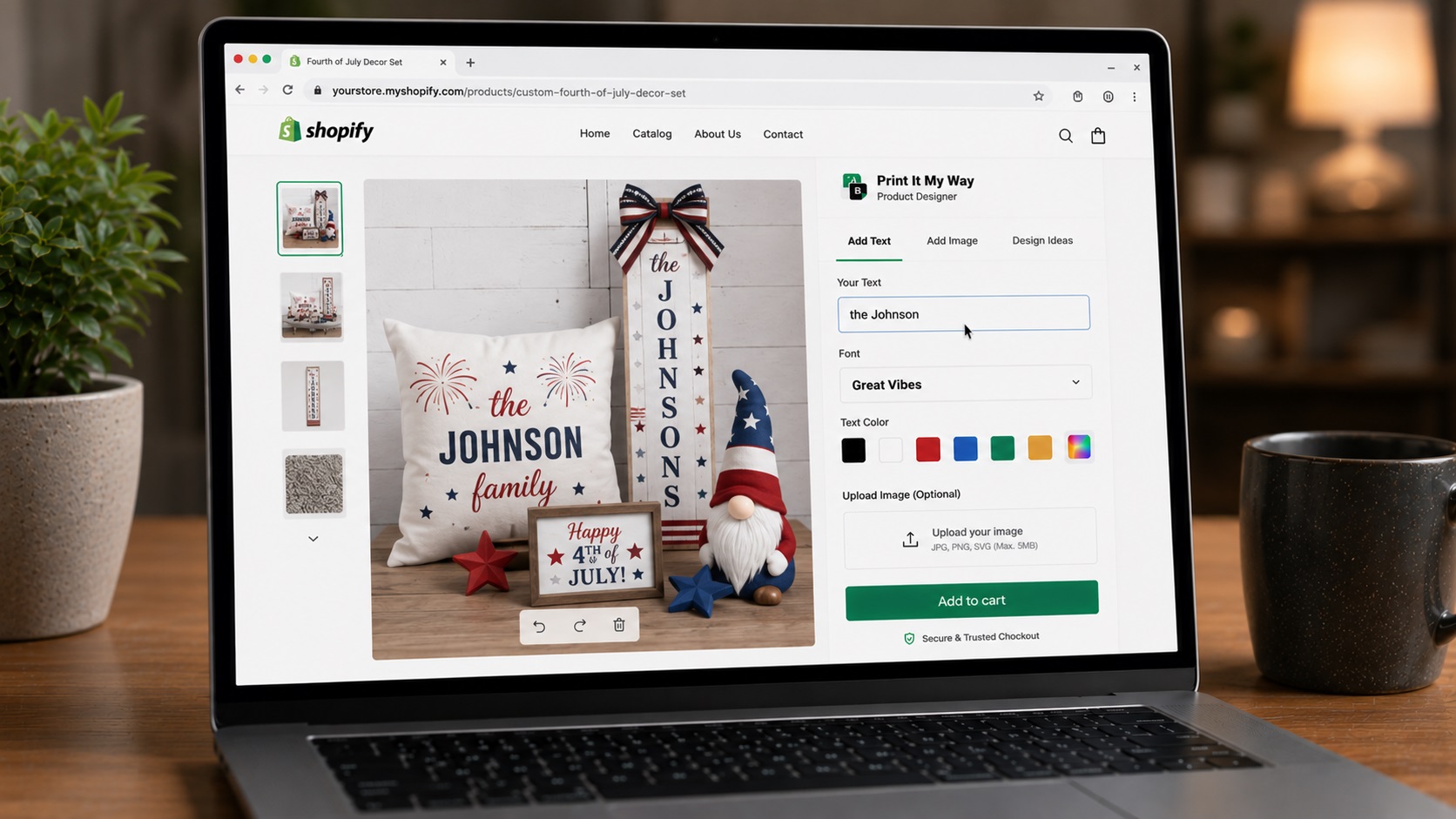 Custom 4Th July Decor Designer Online 2026