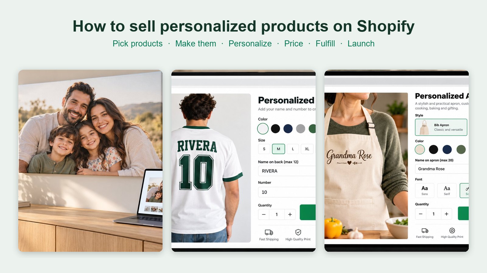 How to sell personalized products on Shopify